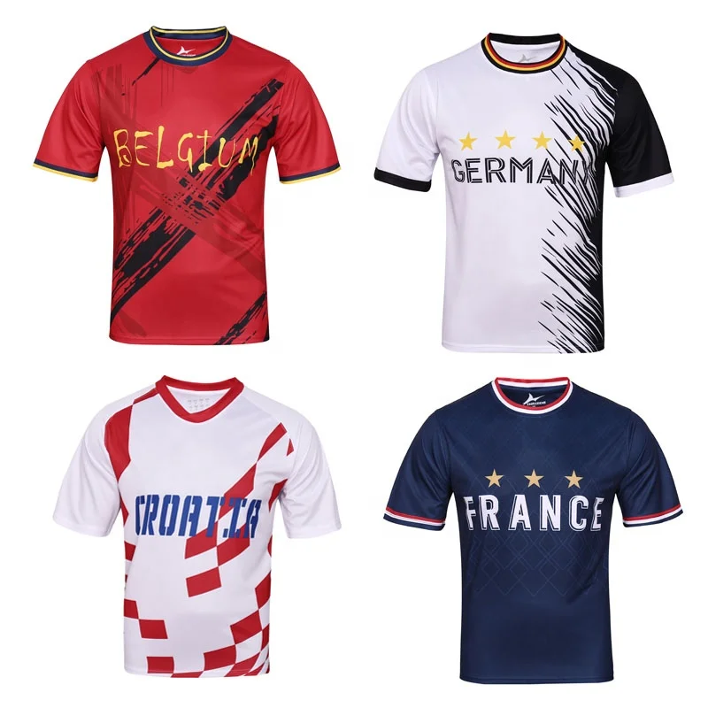 Wholesale Factory 2024 Euro Germany France Soccer Jersey Spain Croatia Football Shirt Modric Jersey Custom Soccer Wear