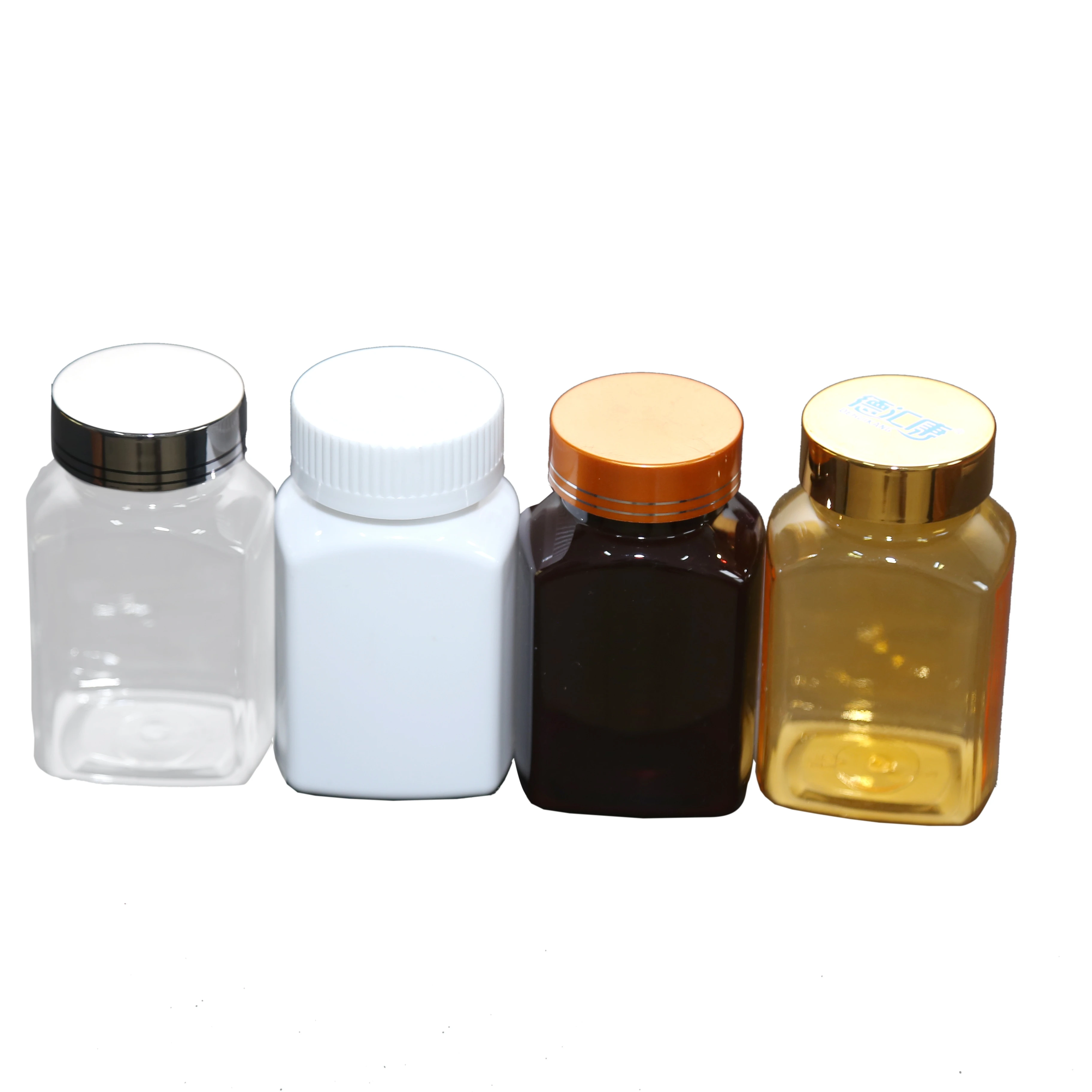 
50cc 100cc 120cc 150cc 175cc 200cc 250cc 300cc PET plastic capsule bottle child proof cap for medicine and health care product 