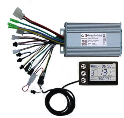 36v 48v 500w 600w 30A контроллер и s866 ЖК-дисплей для е-байка или бесколлекторного двигателя