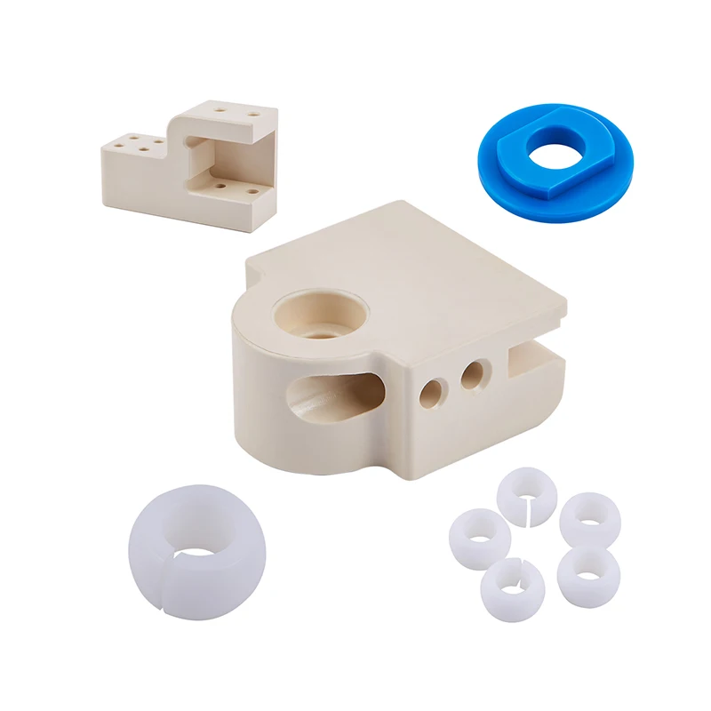 Cnc Lathe Turning Milling POM PVDF PTFE UPE PP Plastic Part Custom Pa66 Nylon Cnc Machining Turning Parts
