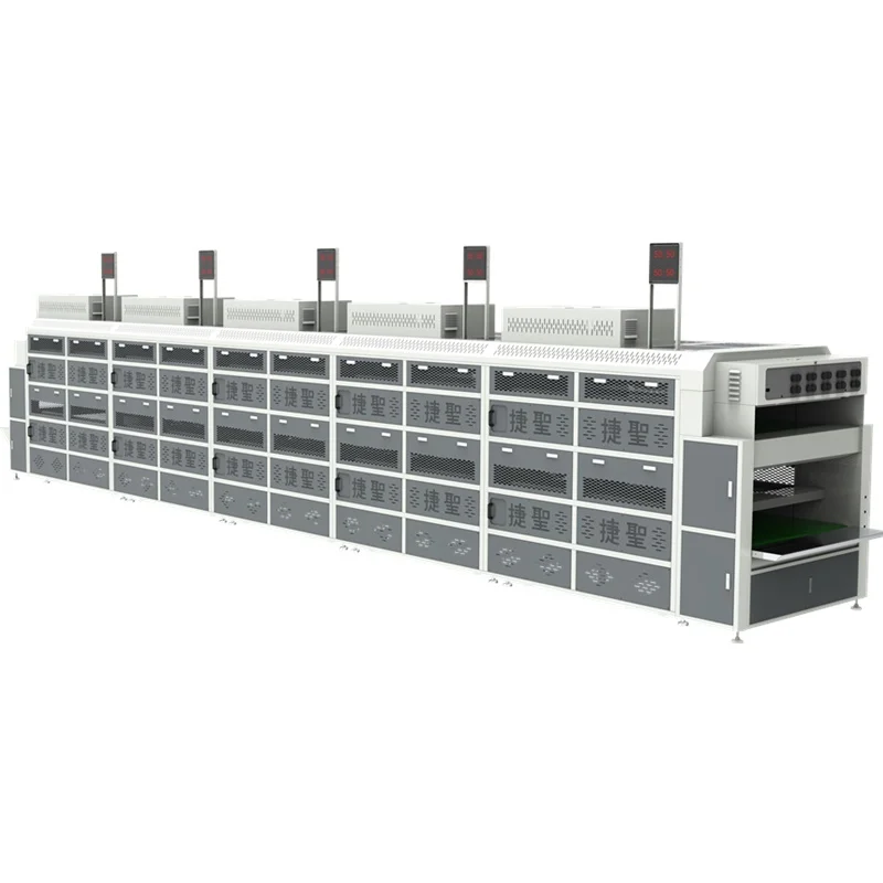 Four Stage Heating Type Shoes Making Double EVA Sole Constant Temperature Production Line Industrial Shoe Machinery