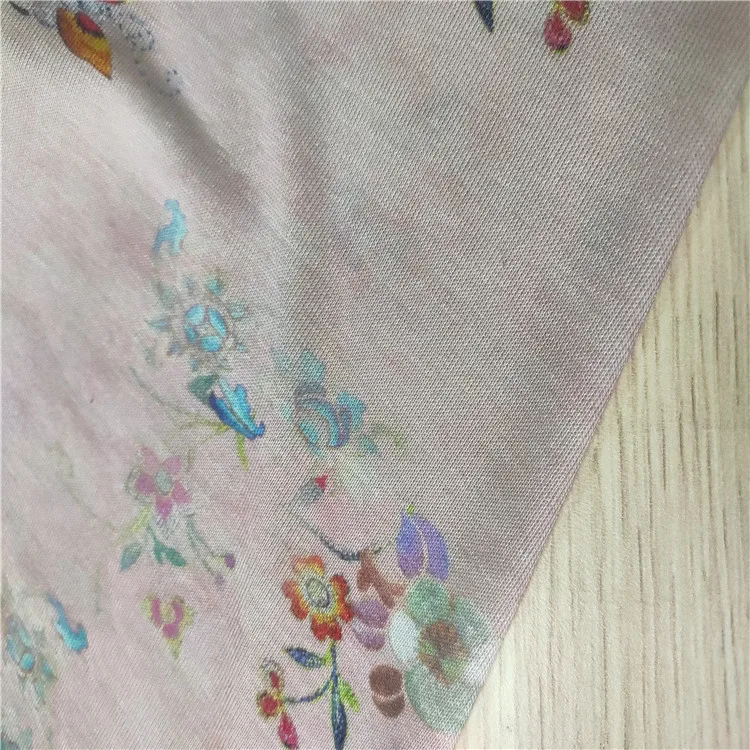 
Wholesale Custom Printed 100% Cotton Material Printing Floral Jersey Fabric 