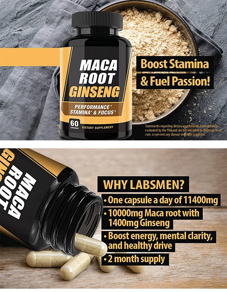 In Stock La Molina Butt Enhancement With Weight Gain Pill Root Tablet Maca Extract Capsule Private Label