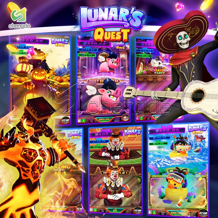 Custom Diamond Sweeps Game Snow Wolf Gorilla Dinosaur Buffalo 4 In 1 Skill Game Board Wild Link