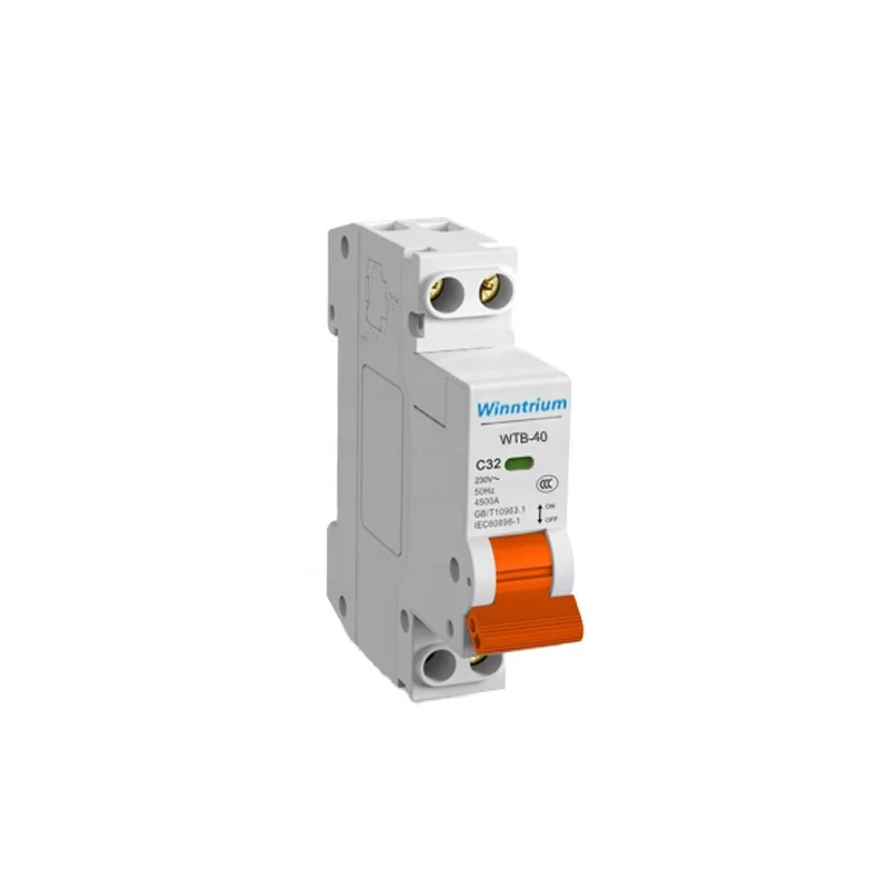 Winntrium Высокое качество 1P + N C16 C20 Mcb 30 Amp миниатюрный автоматический выключатель mini Mcb производство Китай