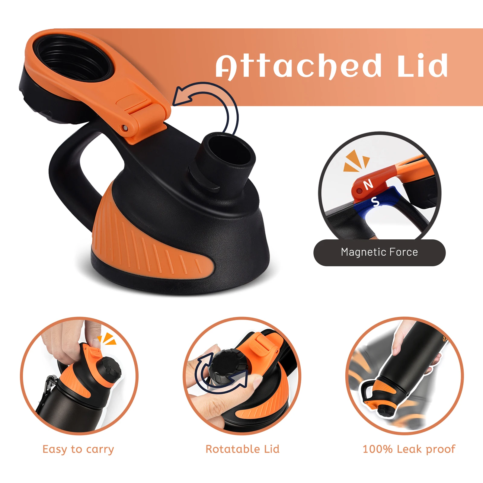 Travel Flask Drink Gym Water Bottle Camping Double Wall Stainless Steel Water Bottle Vacuum Flasks & Thermoses Modern 6-12 Hours