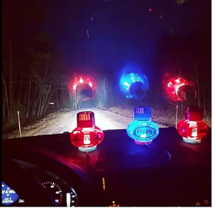 Poppy led base for truck car home liquid air freshener base light with usb