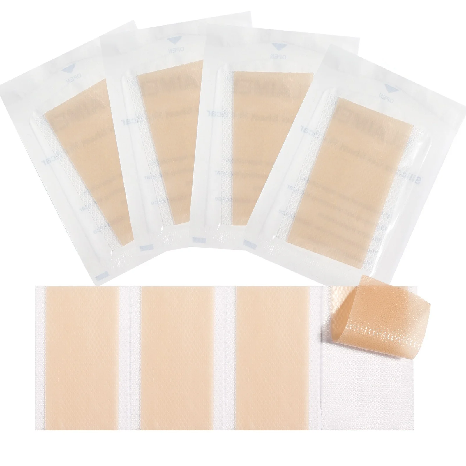 Medical Grade Silicone Gel Dressing Scar Removal Patch Self Adhesive Scar Repair Tape Patch