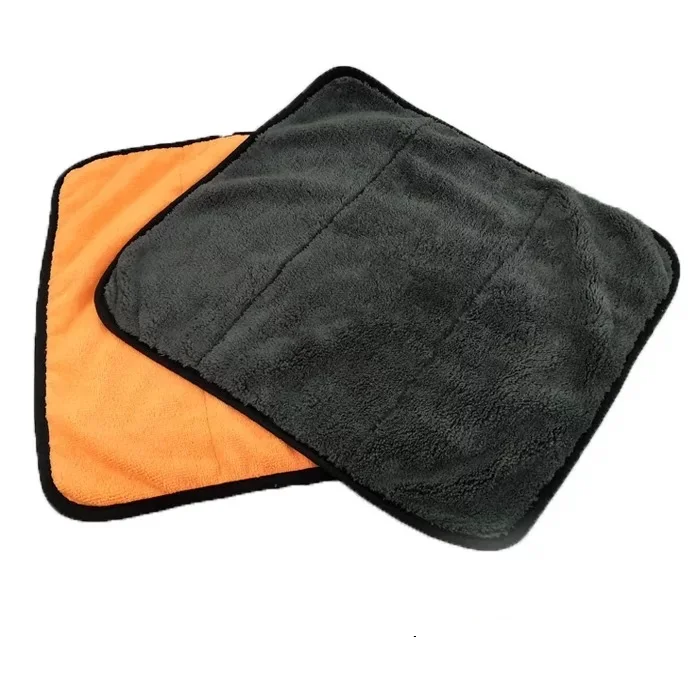 Best Selling Plush Edgeless Personalized 80 Morden Style Coral Fleece Microfiber Towel For Car Cleaning