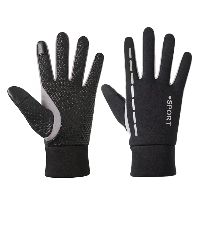 Winter Waterproof windproof fleece Anti-slip Outdoor Sports Warm Thermal Ski Snow Gloves Mittens Cycling Gloves