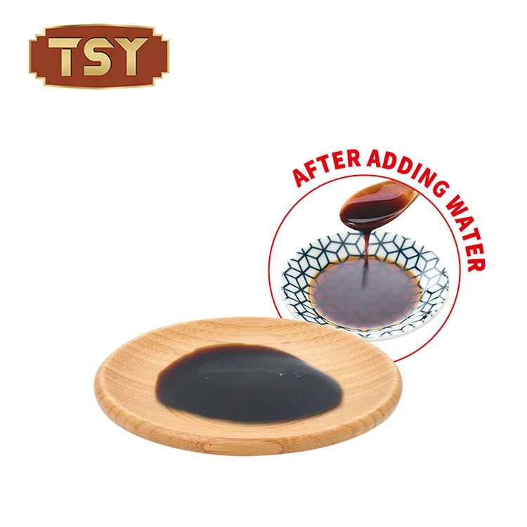 TSY Manufacturer Food Grade Organic Halal Concentrate Solid Soy Sauce Paste