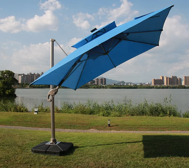 Wesunny Outdoor Aluminum Roma Sun Umbrella 3*3m Parasol