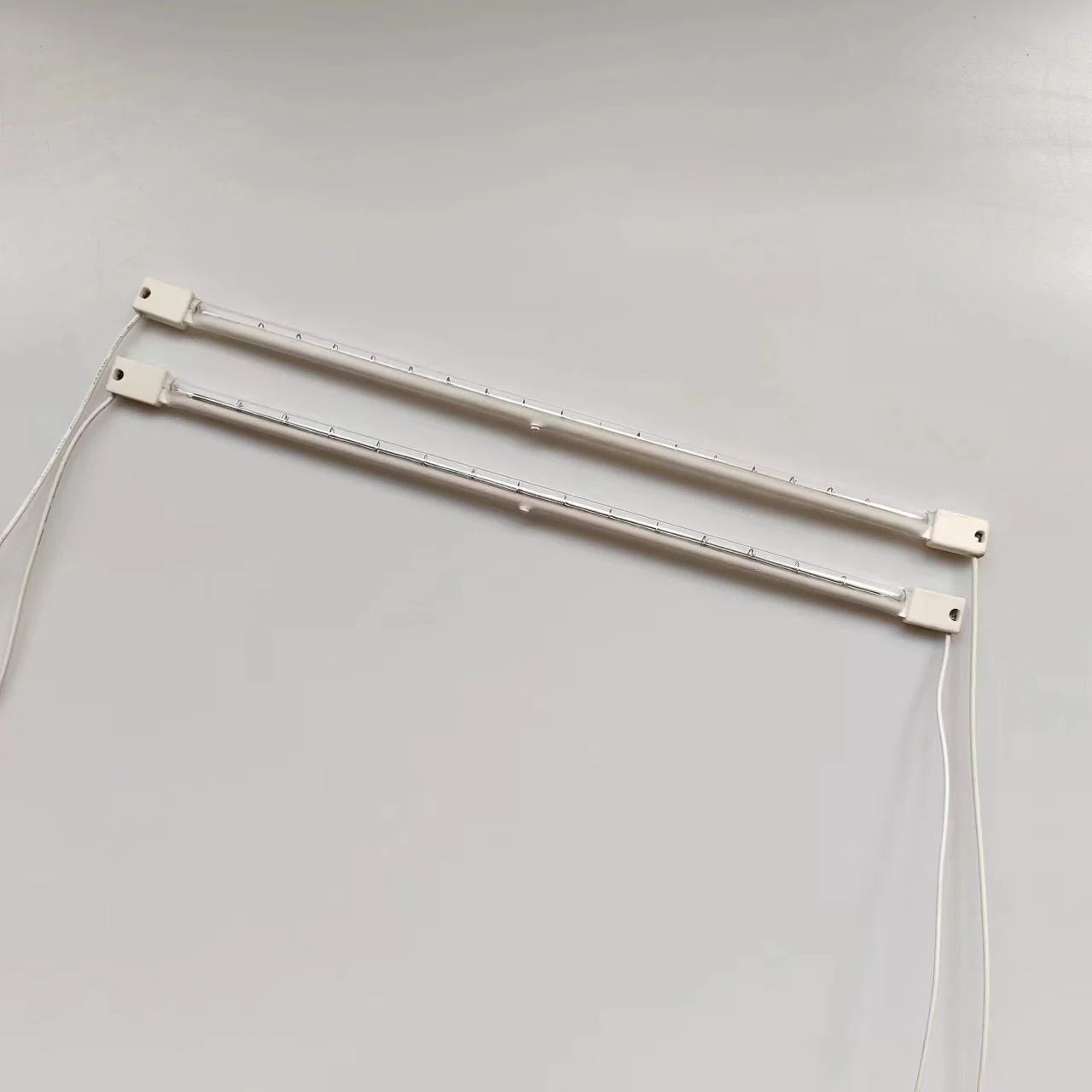 Hot sale half white halogen quartz infrared heating lamp element for PET blow molding preheating