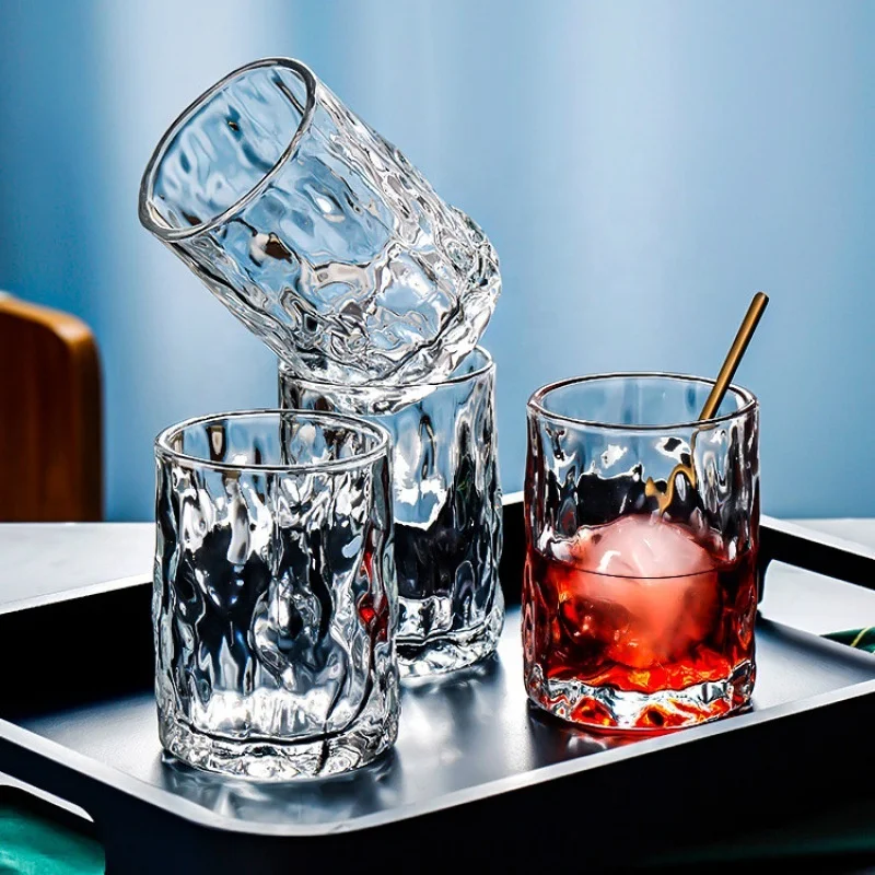 230ml coffee glasses Red Wine Glasses Clear Large healthy coconut juice cup Thick and not hot stemless wine glass