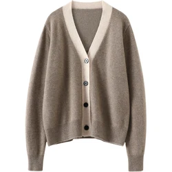Promotional various durable using JYG151 mink fleece coat women loose coat womem sweater knitted cardigan