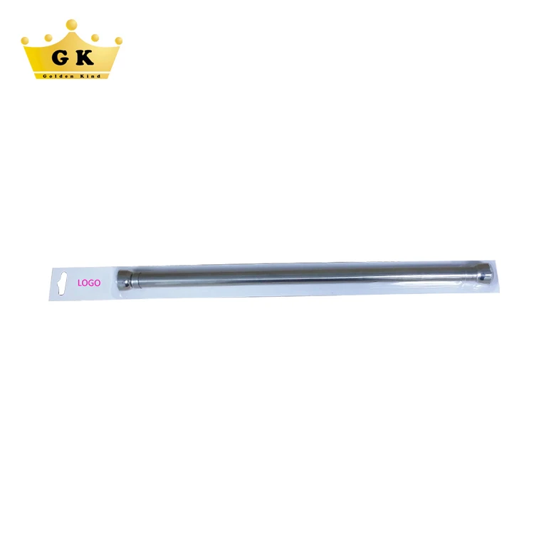 
201 stainless steel different sizes DIY extensible telescopic shower curtain rod 