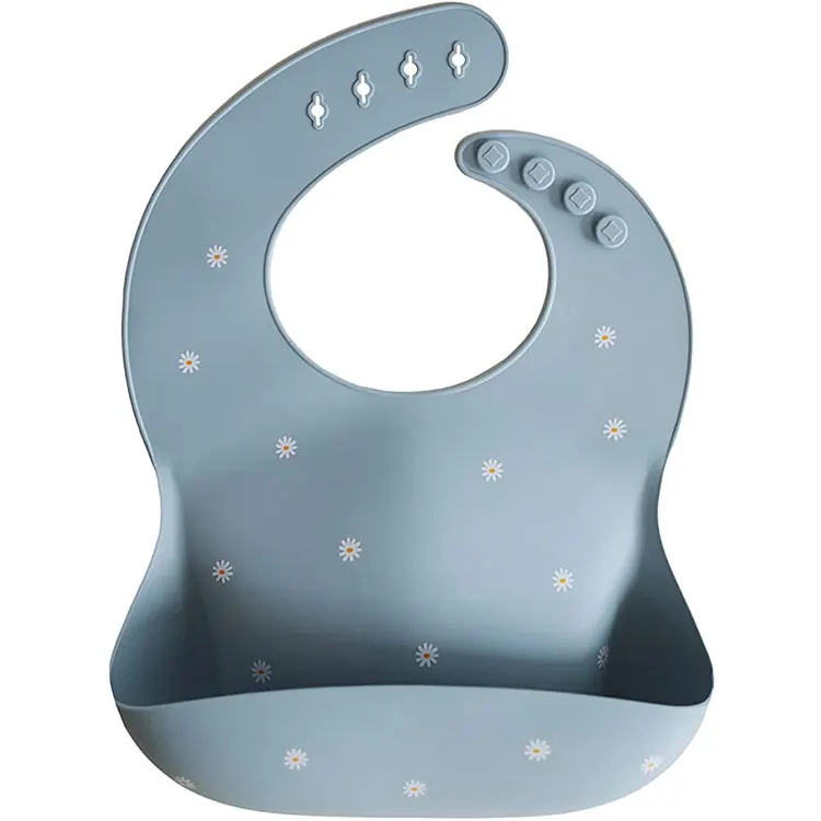 
Manufacturers Wholesale Silicon Bibs Beige Waterproof Blank Baby Bibs 