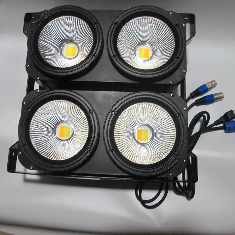 High Power Four Eye COB Blinder Lights 4 Eye RGBW 4IN1 4x100W Led Audience Wash Effect Light DMX Stage Light