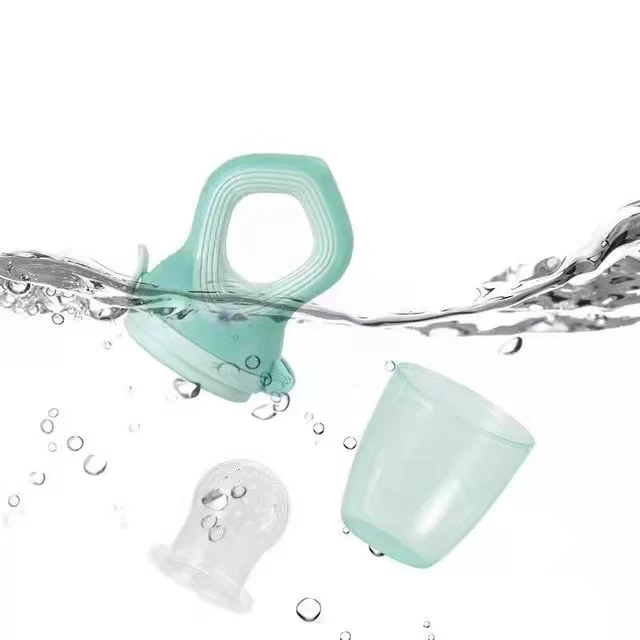 silicone fresh food nibbler fruit pacifier baby feeder