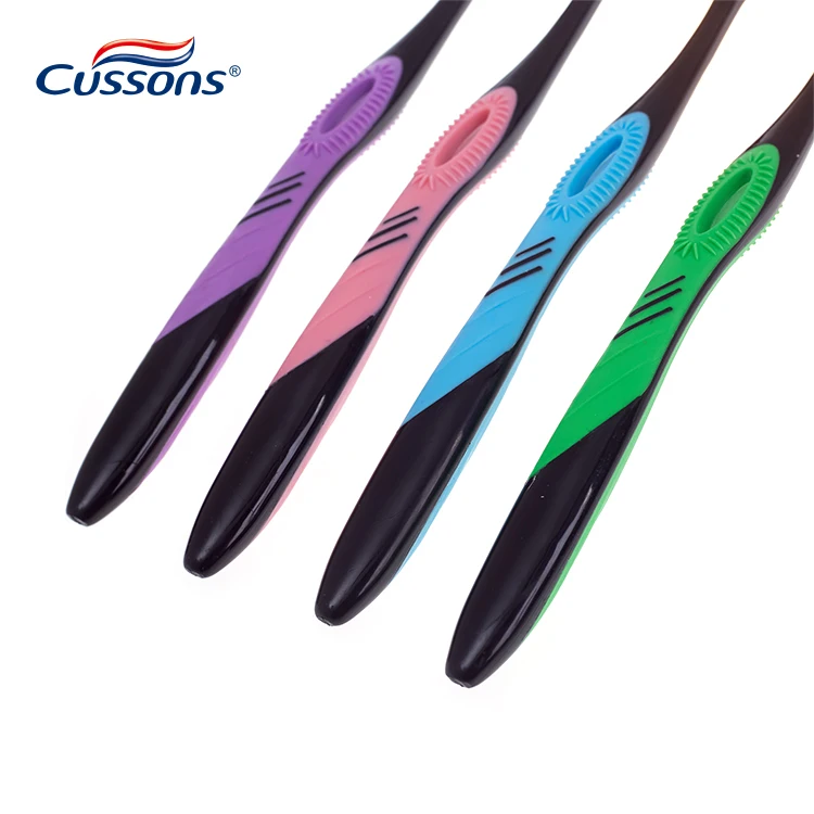 Popular custom logo soft bristles adult toothbrush