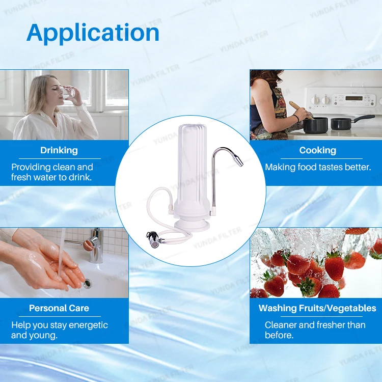 Factory Direct Big Discounts Household Multiple Water Purification Countertop Filter Supplies Purifier