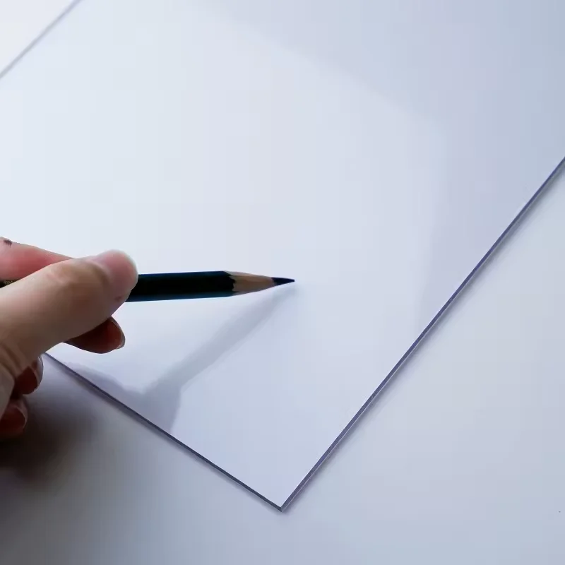 Anti -scratch hard coated pc sheet plastic high light transmmitance polycarbonate solid sheet