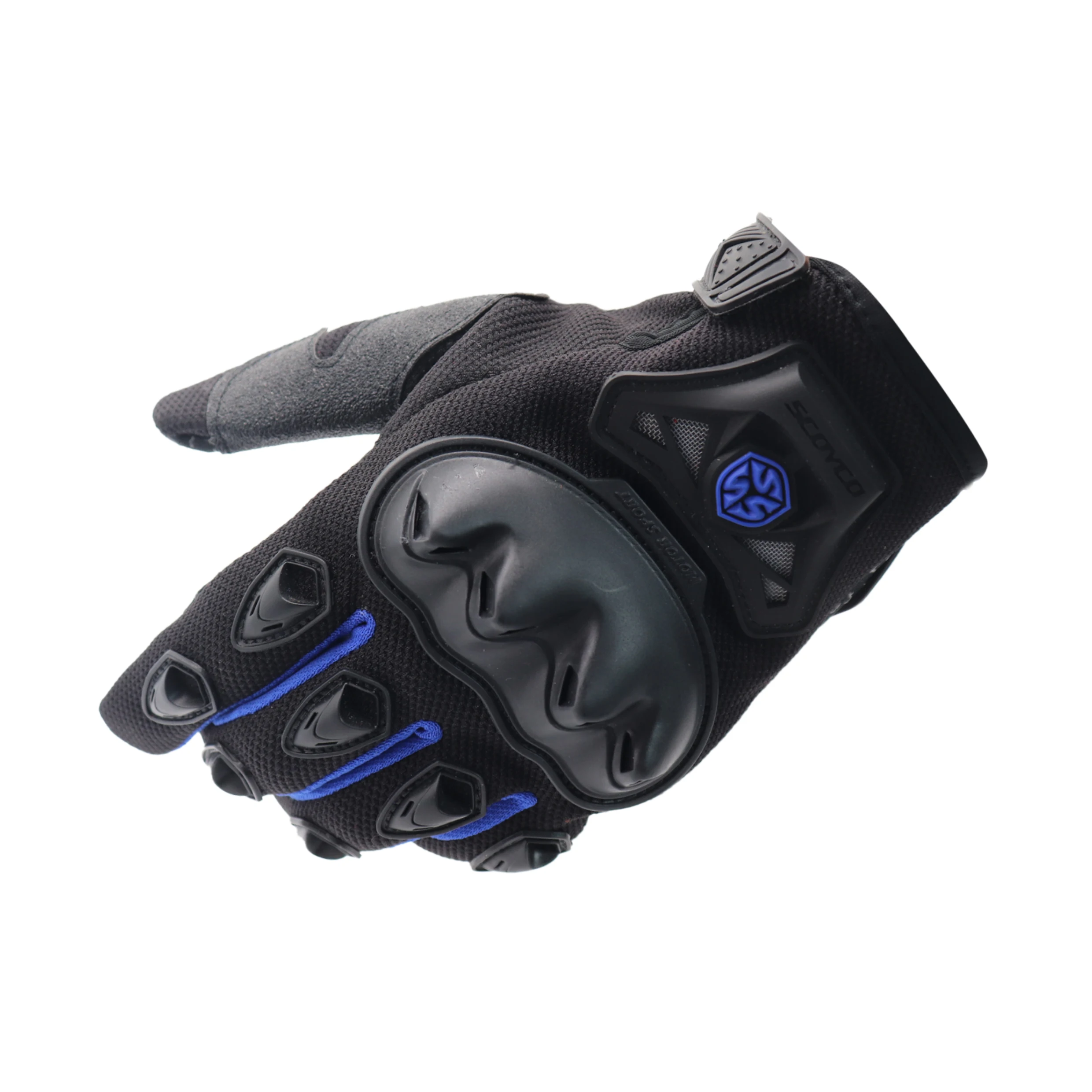 new design black blue anti shock hiking cycling gloves winter bike outdoor gloves