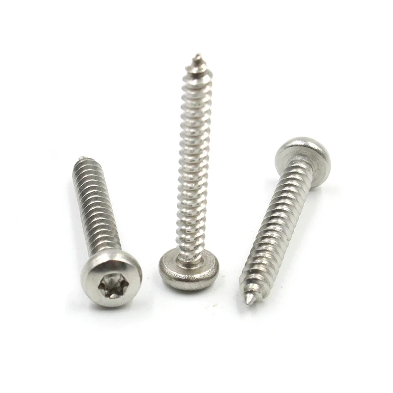 M1.5 M2 M3 Stainless Steel PT pan head Torx Micro Self Tapping Thread Forming Screws for Plastic