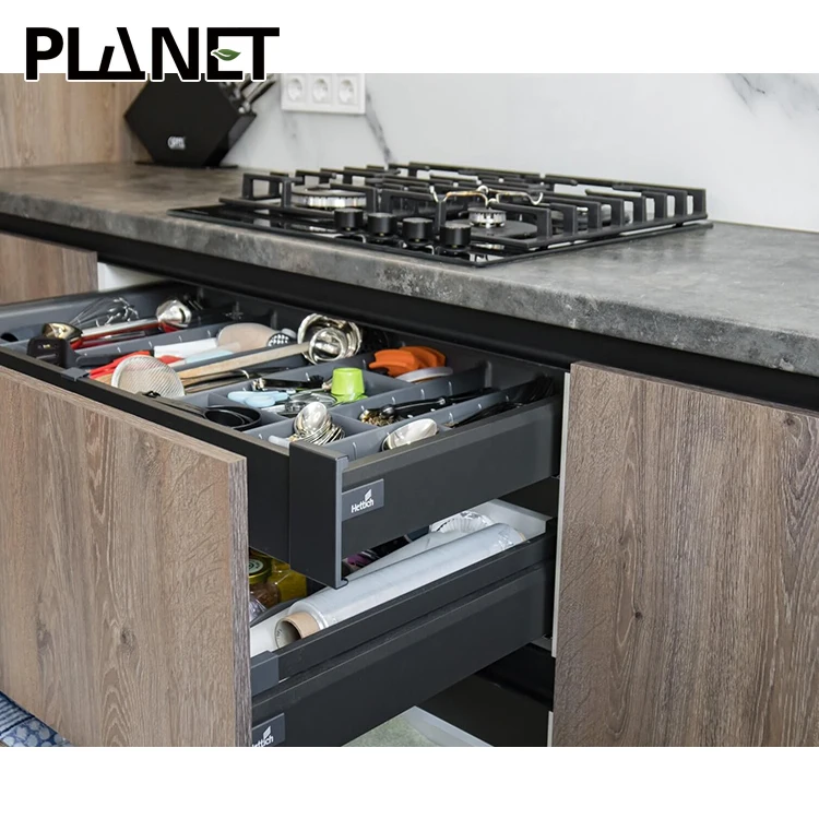 Year-end Promotion Japanese Detached Kitchen Cabinet Solid Teak Wood Kitchen Counter Cabinet Made in China