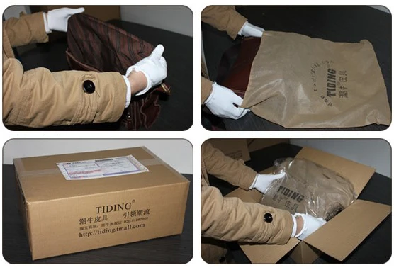  Деловой кожаный портфель Tiding в стиле ретро из коровьей кожи сумка-тоут через