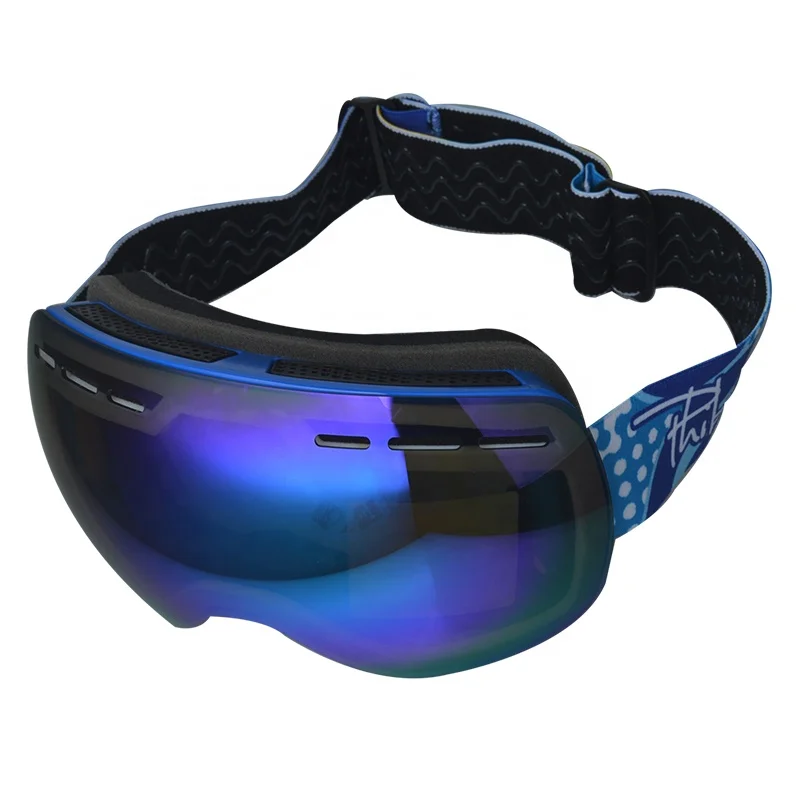 
Anti-fog UV400 Adult Fashion Ski Snow Goggles for Men Women 