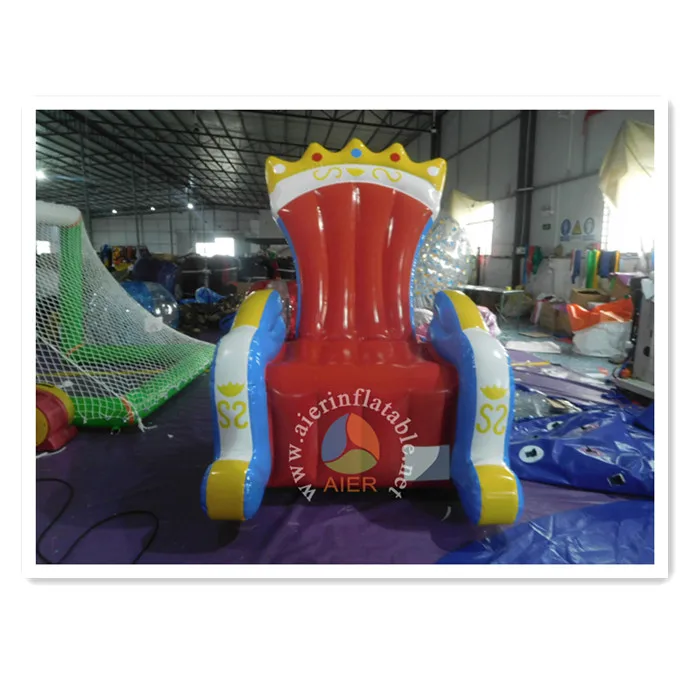 New Single Bed Party Rental Equipment Air Inflatable Chair Sofa for Kids PVC