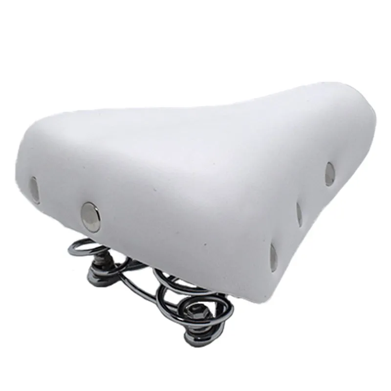 Очень красивое цветное кожаное надежное гелевое седло для электрического велосипеда