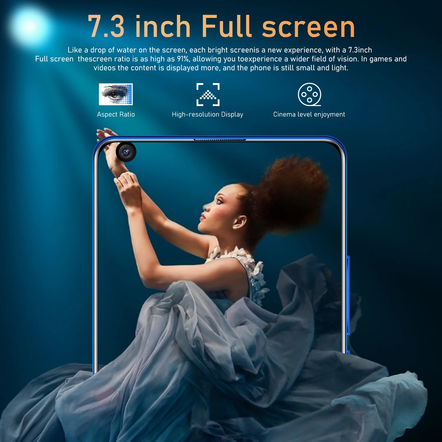 2022 Note M11 Pro Новый 7 3 дюймов смартфон разблокированный Android 10 Мобильный Оригинальный сотовый телефон