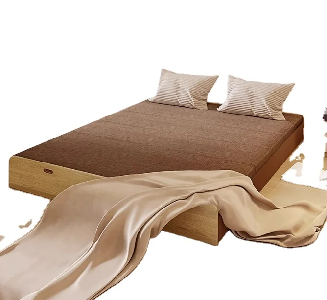 Folding paper bed lunch break single model multi-functional storage office lunch break retractable home small apartment portable