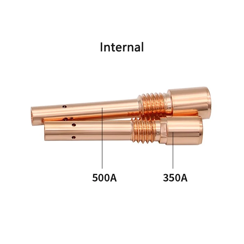 MIG welding gun accessories gas shielded welding connecting rod Pana front connector brass 350/500A contact tip