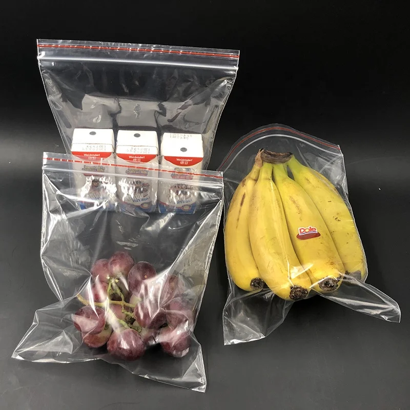 eco-friendly customized food grade candy packaging plastic LDPE zip lock bag