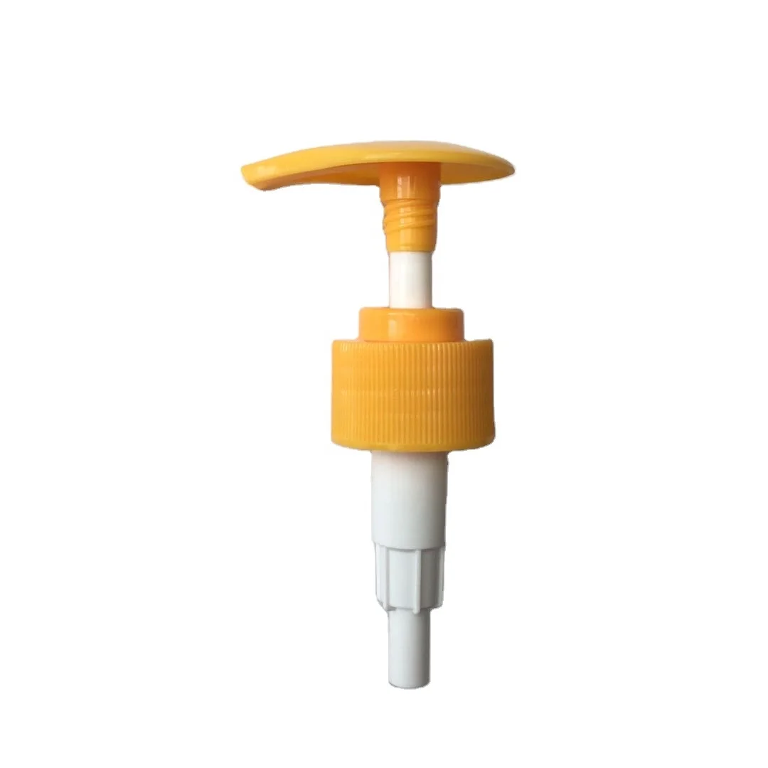 28/410 yellow  plastic lotion pump for body wash Bottles