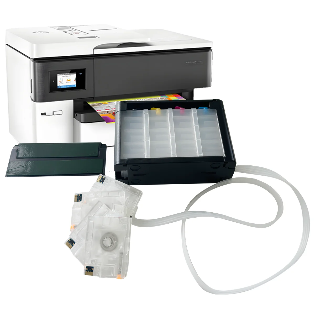 Wel-try CISS для HP952 953 954 955 чернильная система, совместимая с HP OfficeJet 7740 7730 7720 8710 8715 8718 8719 8740 принтеров