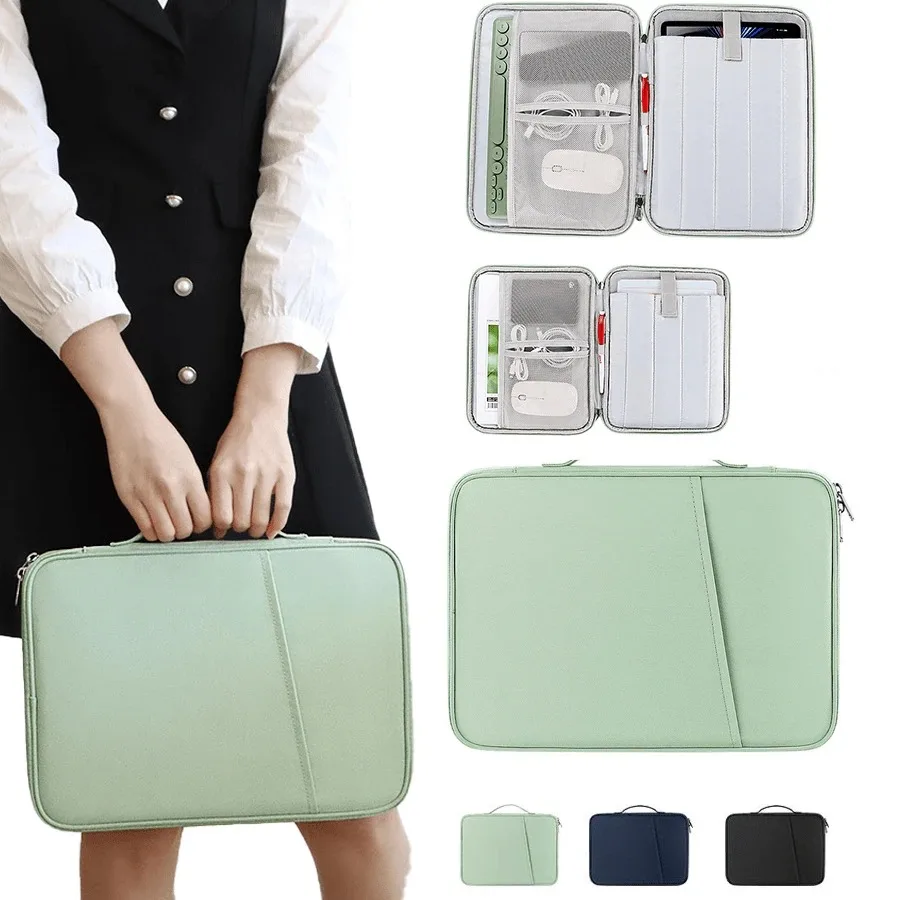 Luxury Waterproof 13 14 15 15.6 inch Computer Messenger Notebook Laptop Case Laptop Sleeve Bags Cover for Women MacBook