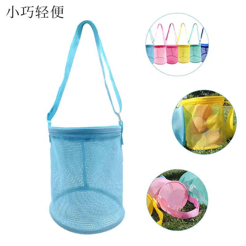 Outdoor Beach Toy Storage Bag For Children Round Butterfly Dragonfly Collection Bag A Net Bag For Lobster In Summer