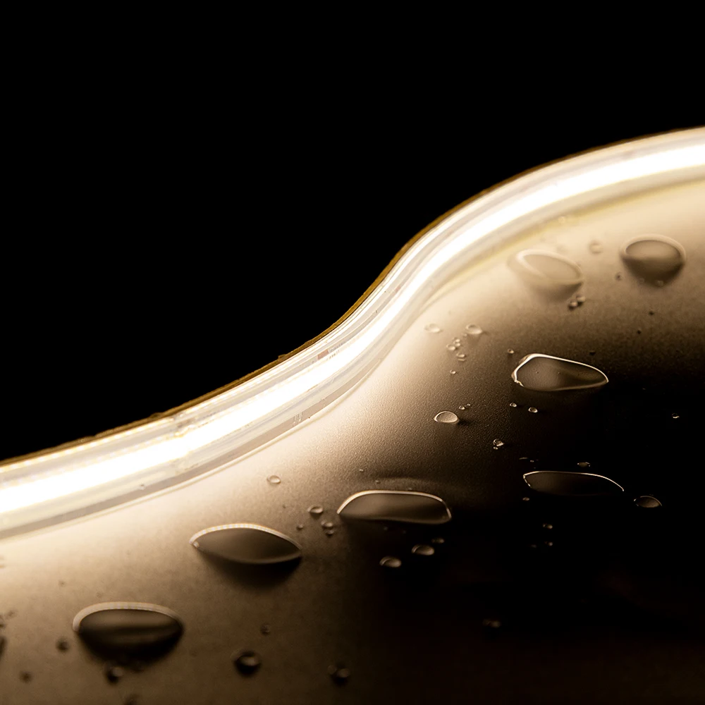 New cheap 5m COB 320LED/M 4000K warm white color 10W power Ra90 DC12V 24V dotless COB led strip ribbon light