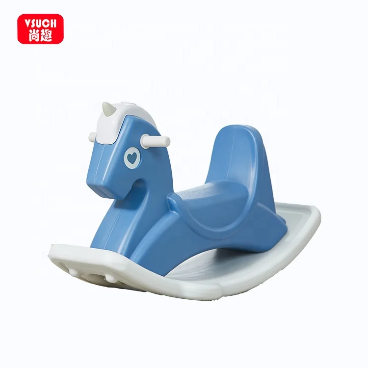 Indoor Baby Toys Children Ride Rocking Horse Plastic Ride Animal Toy