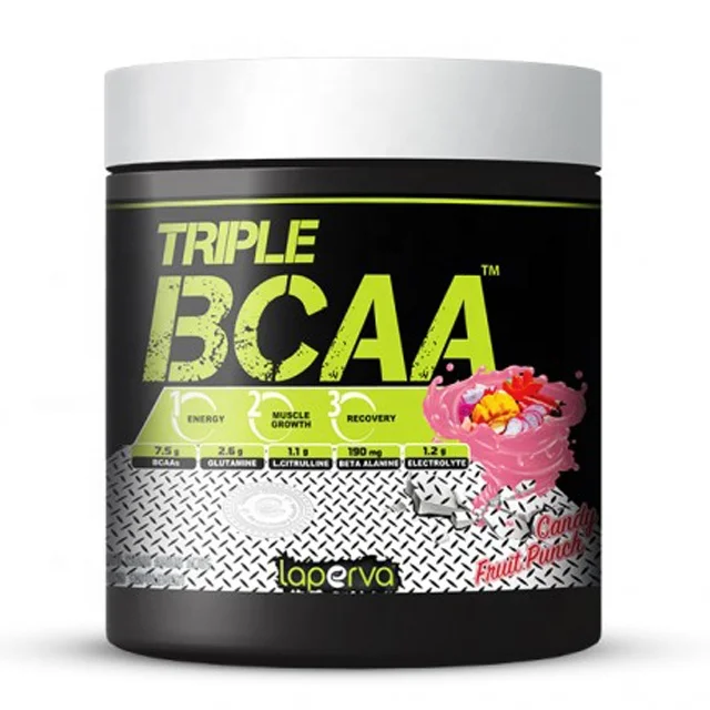 
Laperva Triple BCAA for muscle fatigue and enhance physical performance - Candy Fruit Punch Flavor 420g 