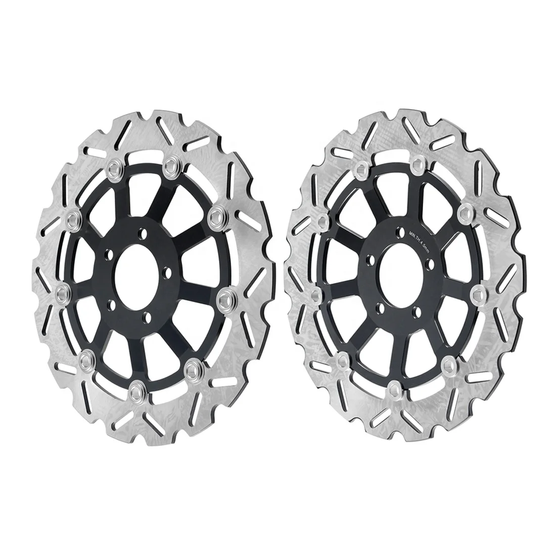 Motorcycle Front Brake Discs Rotors For Kawasaki ZXR750 H1-H2 ZX9R E1-E2 ZR1100 A1-A4 B1-B5 Zephyr ZZR1100 C1-C3 ZRX1100 C1-C4