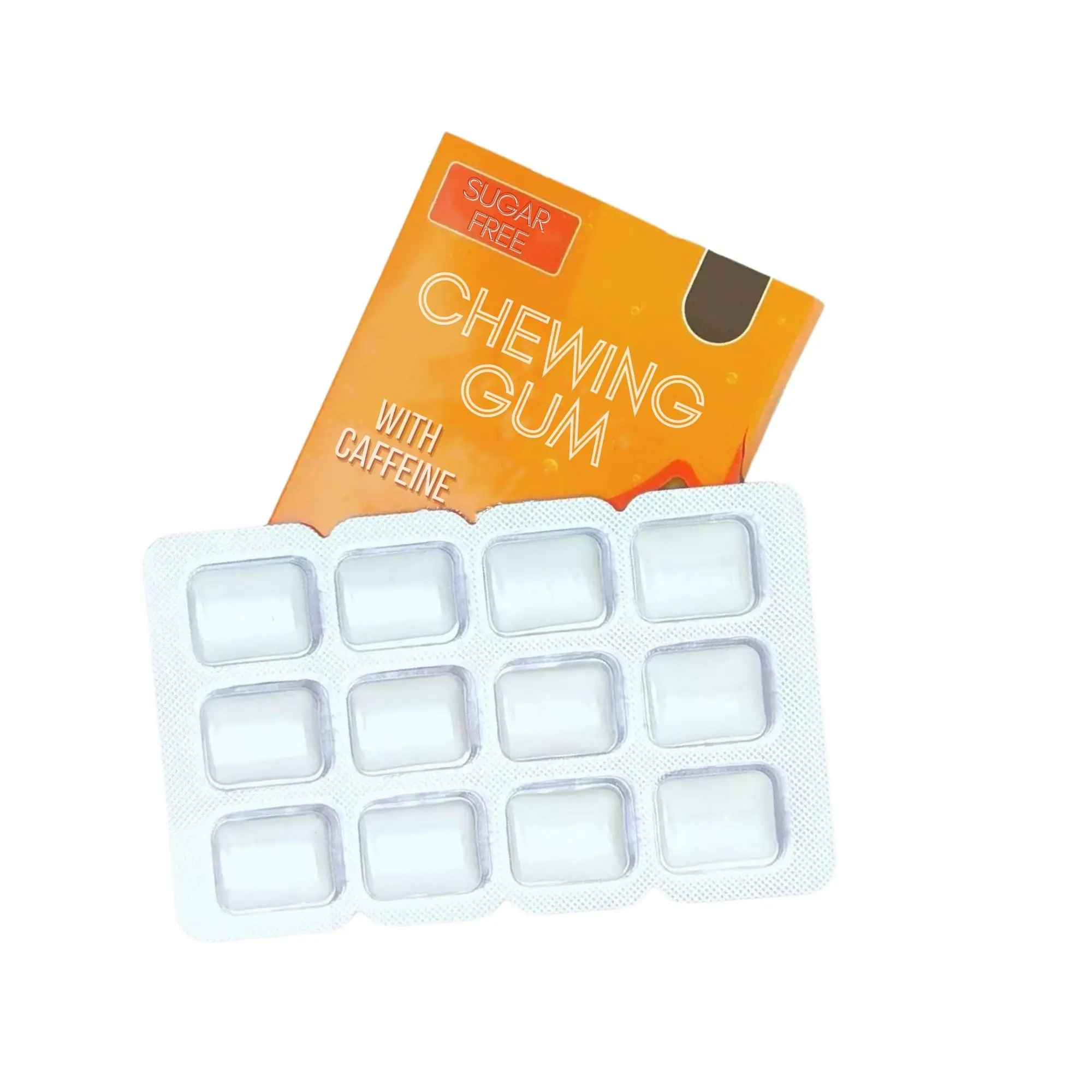Жевательная резинка на ксилите с высоким содержанием кофеина натурального