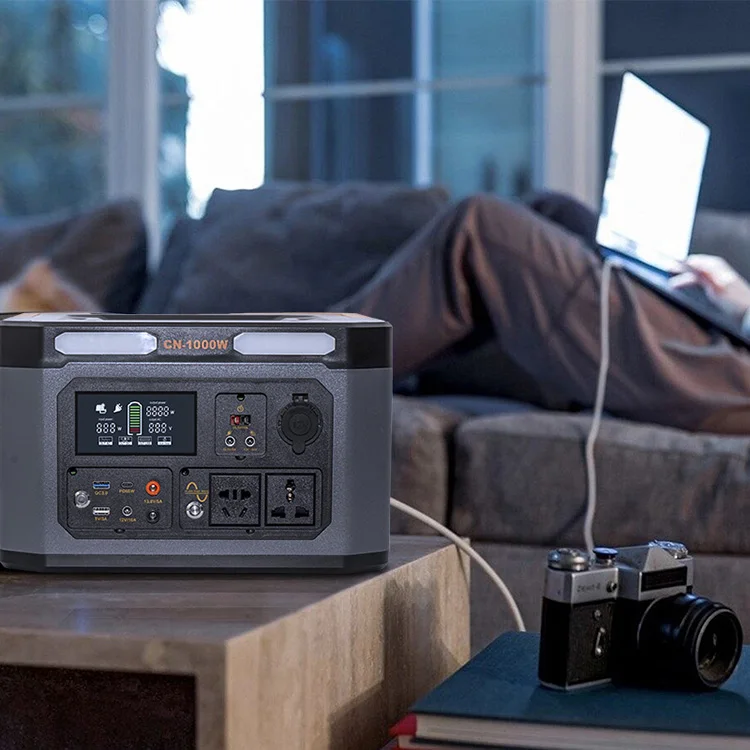 1000W Outdoor Energy Storage Power Supply Charging Camping 110V 220V Solar Pure Sine Wave Solar Portable Power Station