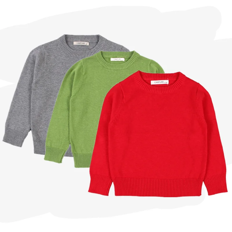 Kids Cardigan Baby Boys Girls Winter Cotton Sweaters Baby Boys Casual Knit Pullover Kids Solid  2022 new