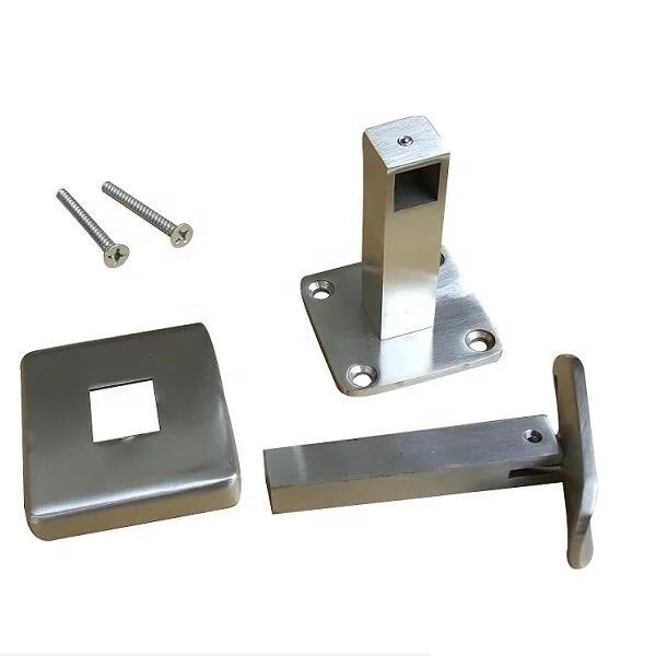 EKOO adjustable stainless steel square mounting bracket stairs staircase railing handrail bracket wall mount