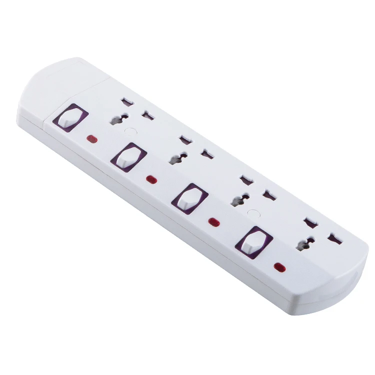 4 gang универсальный разъем питания трип 13 Ампер расширение Сплавленный